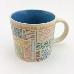 The Unemployed Philosophers Guild First Lines of Literature Tea Coffee Mug Cup